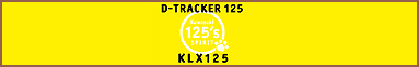 D-TRACKER125 KLX125